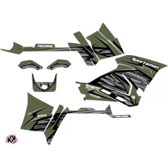   Karosszéria védő dekor matrica készlet Quad POLARIS Jungle Zöld Széria
