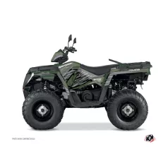  Karosszéria védő dekor matrica készlet Quad POLARIS Jungle Zöld Széria