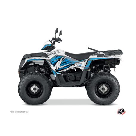 Karosszéria védő dekor matrica készlet Quad POLARIS Jungle Kék Széria