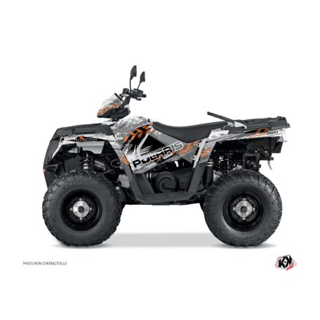Karosszéria védő dekor matrica készlet Quad POLARIS Lifter Narancs Széria