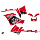 Karosszéria védő dekor matrica készlet Quad POLARIS Rock Piros Széria
