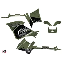   Karosszéria védő dekor matrica készlet Quad POLARIS Rock Zöld Széria