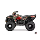 Karosszéria védő dekor matrica készlet Quad POLARIS Spin Piros Széria