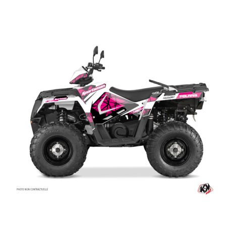 Karosszéria védő dekor matrica készlet Quad POLARIS Spin Rose Széria