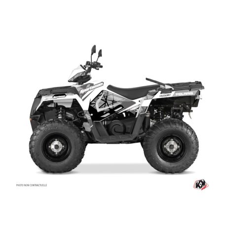 Karosszéria védő dekor matrica készlet Quad POLARIS Spin Szürke Széria
