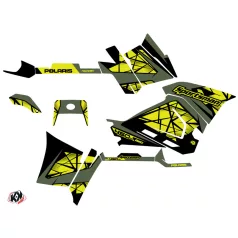   Karosszéria védő dekor matrica készlet Quad POLARIS Spin Sárga Széria