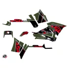 Karosszéria védő dekor matrica készlet Quad POLARIS Visor Zöld Széria