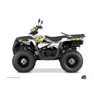 Karosszéria védő dekor matrica készlet Quad POLARIS Visor Sárga Széria
