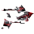 Karosszéria védő dekor matrica készlet Quad POLARIS Evil Szürke/Piros Széria