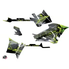 Karosszéria védő dekor matrica készlet Quad POLARIS Evil Szürke/Zöld Széria