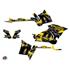 Karosszéria védő dekor matrica készlet Quad POLARIS Ohlins Szürke/Sárga Széria