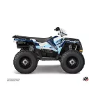 Karosszéria védő dekor matrica készlet Quad POLARIS Serie Fehér Széria