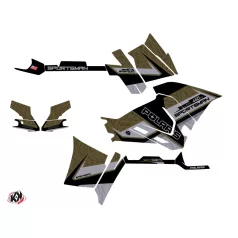   Karosszéria védő dekor matrica készlet Quad POLARIS Serie Zöld Széria