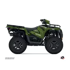   Karosszéria védő dekor matrica készlet Quad POLARIS Redrock Zöld Széria