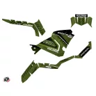 Karosszéria védő dekor matrica készlet Quad POLARIS Redrock Zöld Széria