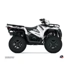 Karosszéria védő dekor matrica készlet Quad POLARIS Redrock Fehér Széria