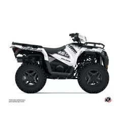   Karosszéria védő dekor matrica készlet Quad POLARIS Redrock Fehér Széria
