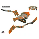 Karosszéria védő dekor matrica készlet Quad POLARIS Stun Narancs Széria