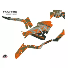   Karosszéria védő dekor matrica készlet Quad POLARIS Stun Narancs Széria