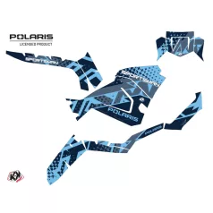   Karosszéria védő dekor matrica készlet Quad POLARIS Stun Kék Széria