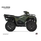 Karosszéria védő dekor matrica készlet Quad POLARIS Stun Zöld Széria