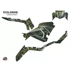   Karosszéria védő dekor matrica készlet Quad POLARIS Stun Zöld Széria