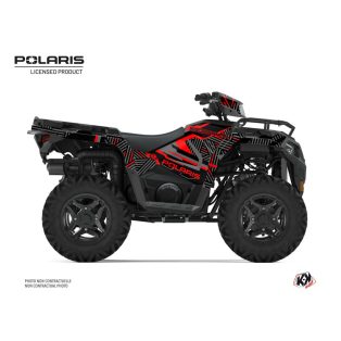   Karosszéria védő dekor matrica készlet Quad POLARIS Epik Fekete Széria