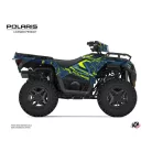 Karosszéria védő dekor matrica készlet Quad POLARIS Epik Kék Széria