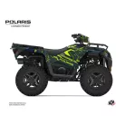 Karosszéria védő dekor matrica készlet Quad POLARIS Epik Zöld Széria