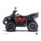 Karosszéria védő dekor matrica készlet Quad TGB Predator Piros/Fekete Széria