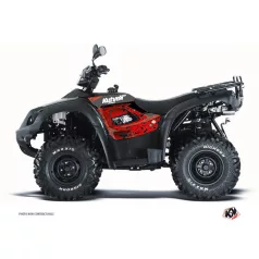   Karosszéria védő dekor matrica készlet Quad TGB Predator Piros/Fekete Széria