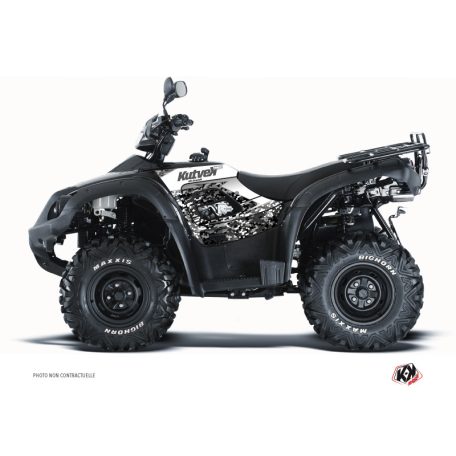 Karosszéria védő dekor matrica készlet Quad TGB Predator Fehér Széria