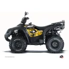 Karosszéria védő dekor matrica készlet Quad TGB Predator Fekete/Sárga Széria