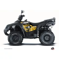   Karosszéria védő dekor matrica készlet Quad TGB Predator Fekete/Sárga Széria