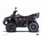 Karosszéria védő dekor matrica készlet Quad TGB Camo Fekete/Piros Széria