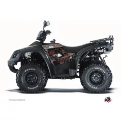   Karosszéria védő dekor matrica készlet Quad TGB Camo Fekete/Piros Széria