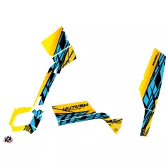   Karosszéria védő dekor matrica készlet Quad CAN-AM Eraser Sárga/Kék Széria