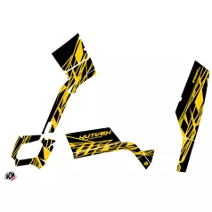   Karosszéria védő dekor matrica készlet Quad CAN-AM Eraser Sárga/Fekete Széria