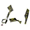   Karosszéria védő dekor matrica készlet Quad CAN-AM Predator Fekete/Szürke/Sárga Széria
