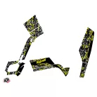 Karosszéria védő dekor matrica készlet Quad CAN-AM Predator Fekete/Szürke/Sárga Széria