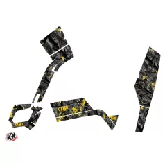   Karosszéria védő dekor matrica készlet Quad CAN-AM Camo Fekete/Sárga Széria