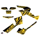 Karosszéria védő dekor matrica készlet Quad CAN-AM Eraser Sárga/Fekete Széria