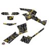   Karosszéria védő dekor matrica készlet Quad CAN-AM Camo Fekete/Sárga Széria