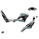 Karosszéria védő dekor matrica készlet Quad CF MOTO Splatter Szürke Széria