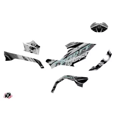   Karosszéria védő dekor matrica készlet Quad CF MOTO Brush Szürke Széria