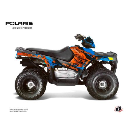 Karosszéria védő dekor matrica készlet Quad POLARIS Chaser Kék Széria