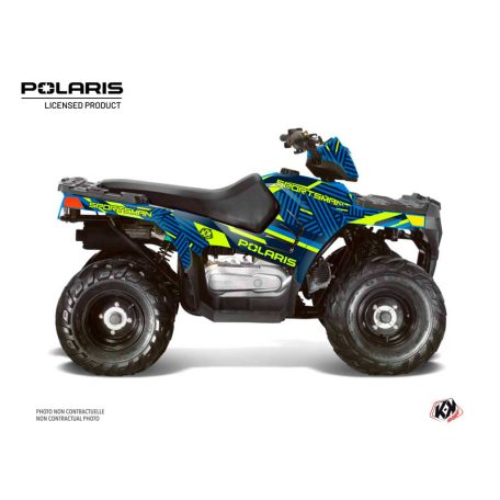 Karosszéria védő dekor matrica készlet Quad POLARIS Epik Kék Széria