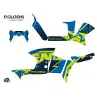 Karosszéria védő dekor matrica készlet Quad POLARIS Stun Kék Széria