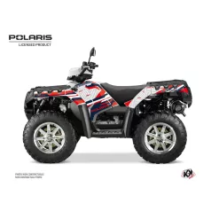   Karosszéria védő dekor matrica készlet Quad POLARIS Epik Fehér Széria