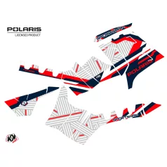   Karosszéria védő dekor matrica készlet Quad POLARIS Epik Fehér Széria